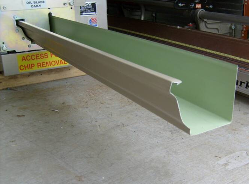 Machine for gutter making