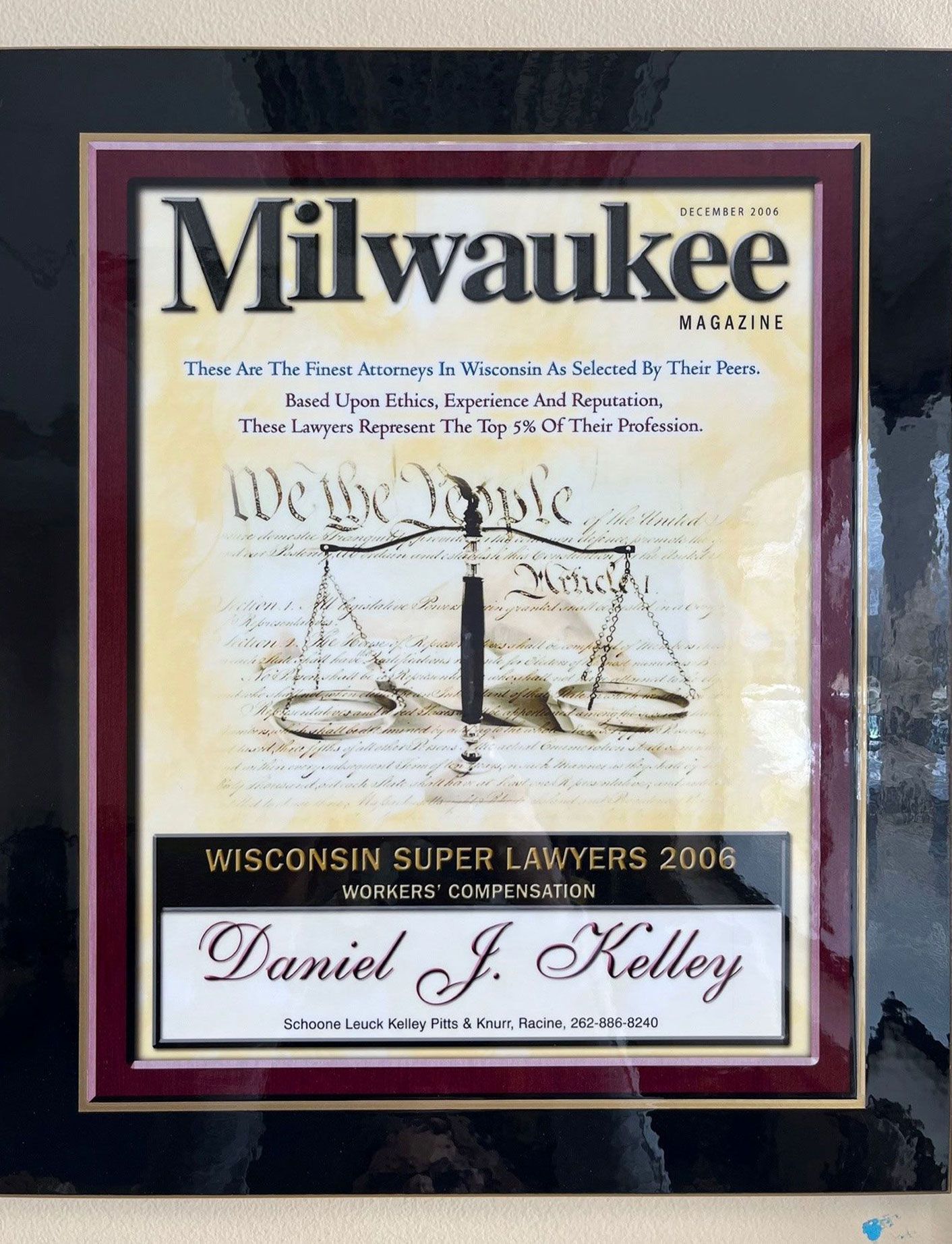 Wisconsin Super Lawyers 2006 - Daniel Kelley