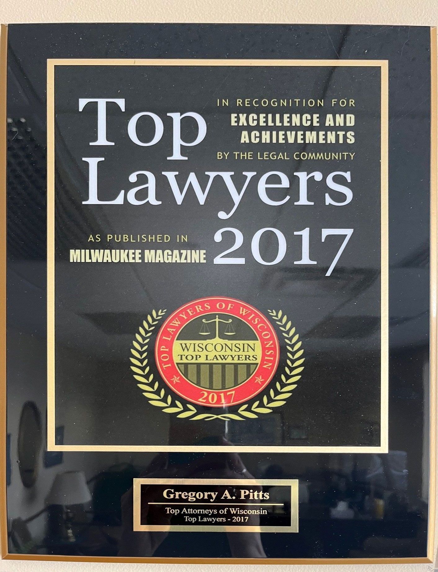 Top Lawyers 2017 - Gregory Pitts