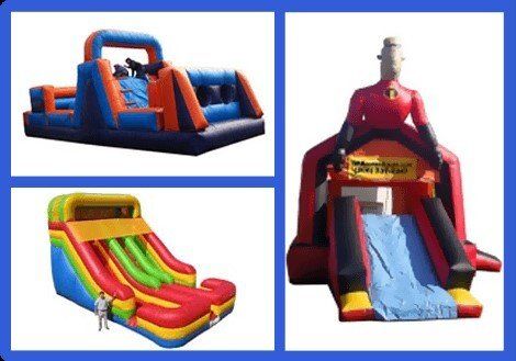 Inflatable obstacle courses