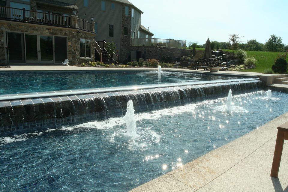 Custom designed pool