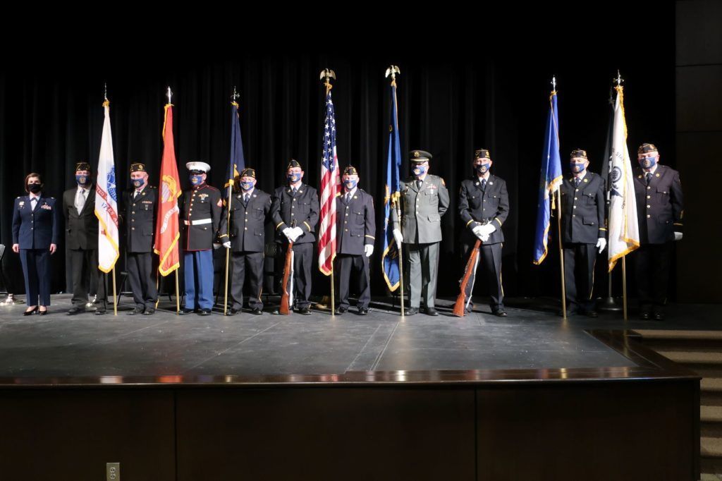 Veterans day at Solon High School 2021