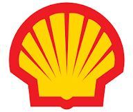 Shell logo: red and yellow scallop shell.