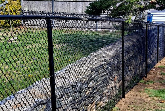 Chain link fence