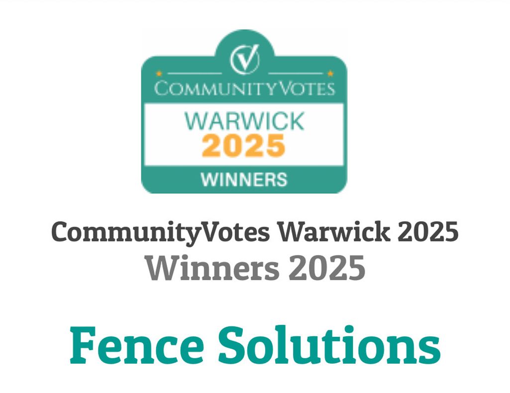 CommunityVotes Warwick 2025 winner badge featuring text