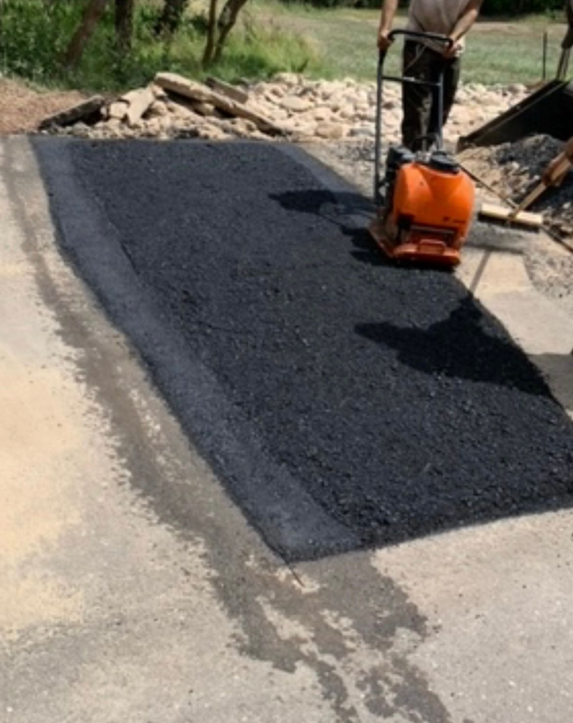 Asphalt patching services