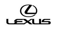 Lexus logo in black on a white background