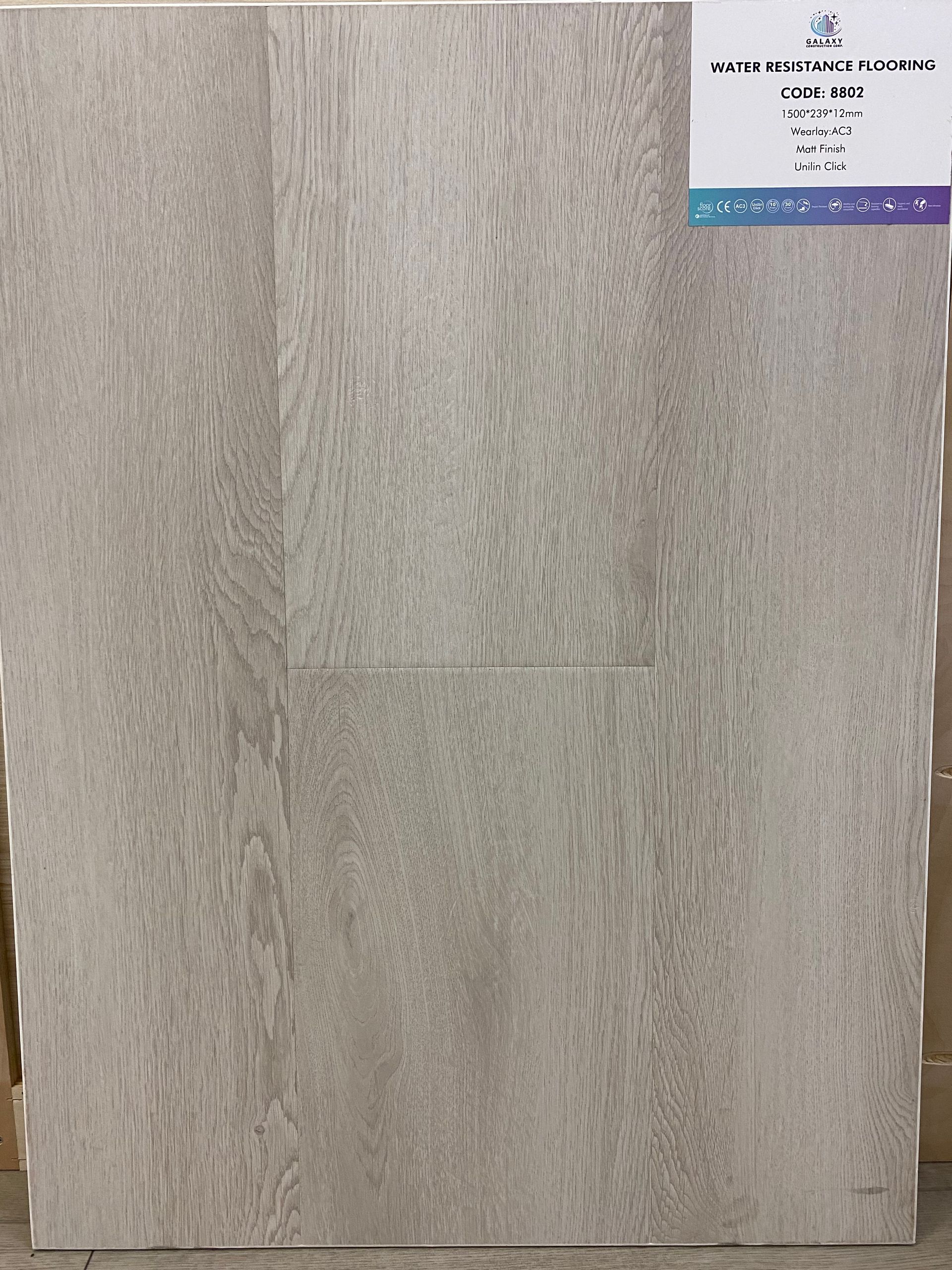 A close up of a tile with a label on it