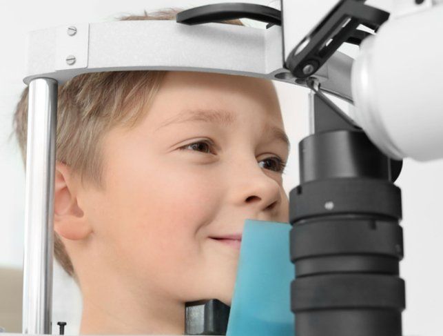 Pediatric eye exam