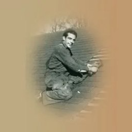 Old picture of a roofer