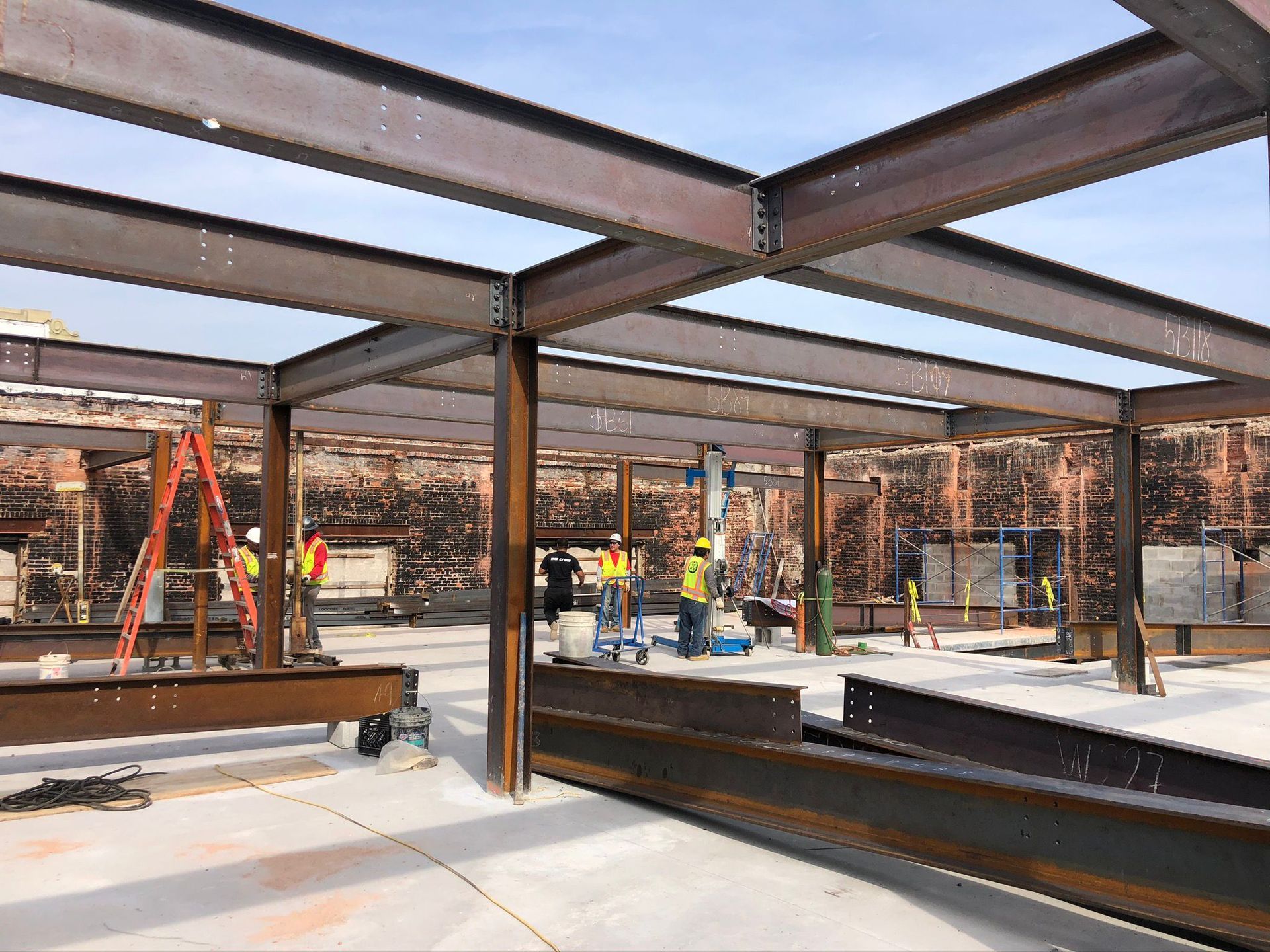 Structural steel work