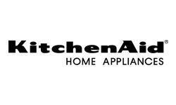 KitchenAid logo, black text on white background.