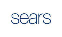 Sears logo: Blue text