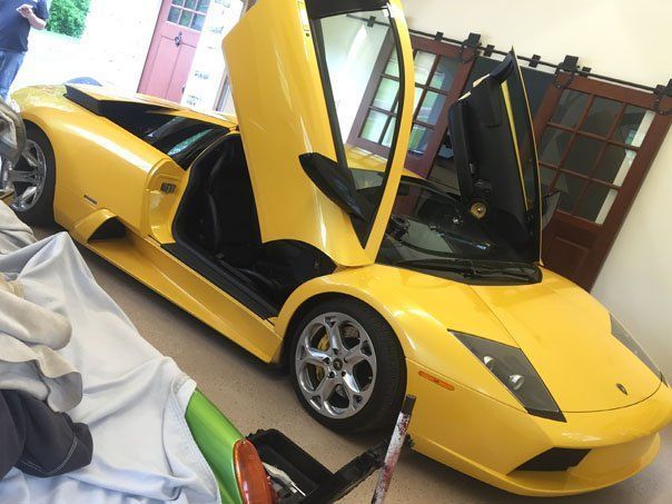 Yellow car