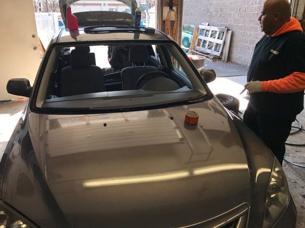 Silver car