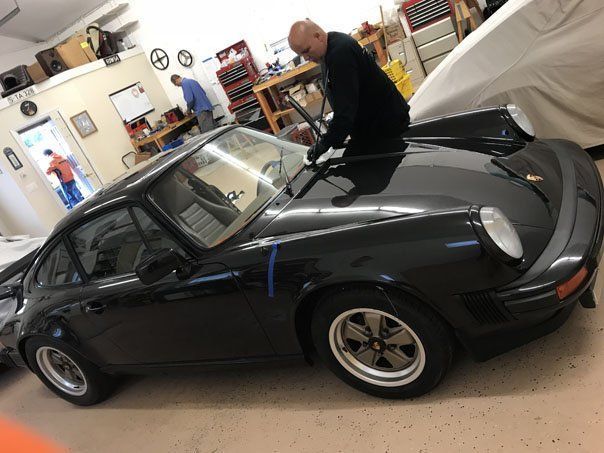 Black car