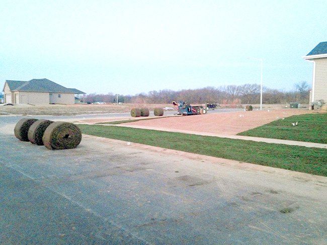 Sod installation