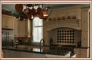 Kitchen with new cabinetry