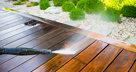 Deck power washing