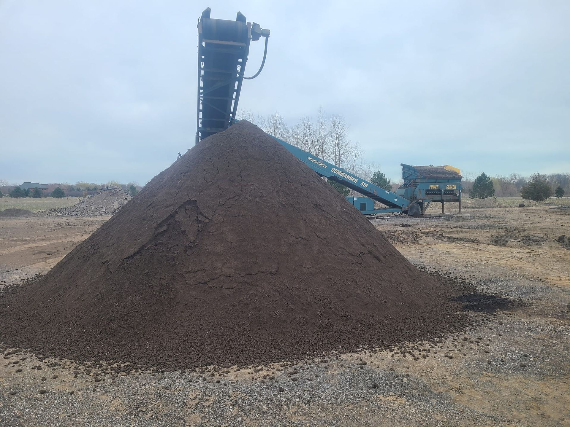 Stack of mulch