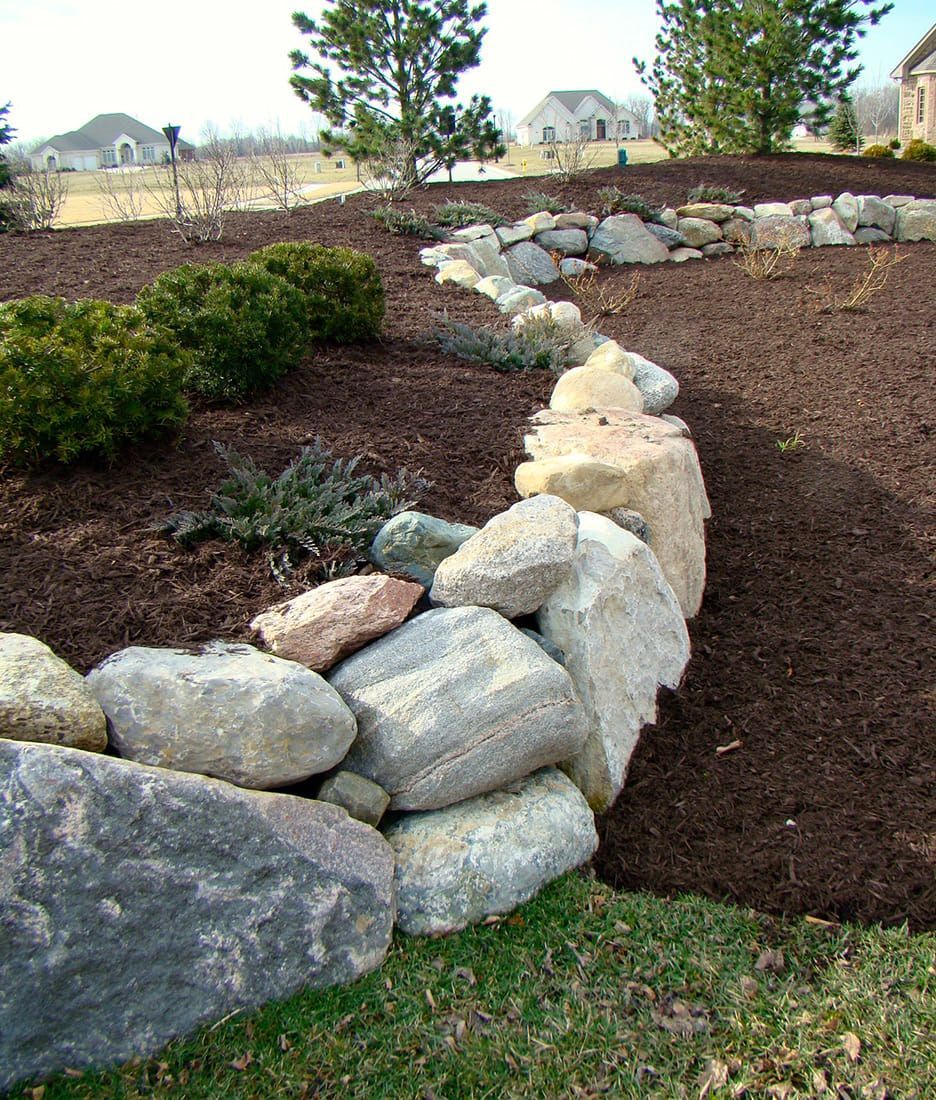 Garden boulder