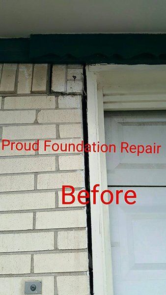 before foundation repair