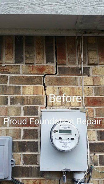 before foundation repair