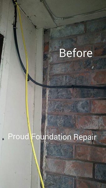before foundation repair