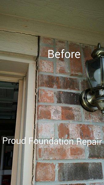 before foundation repair