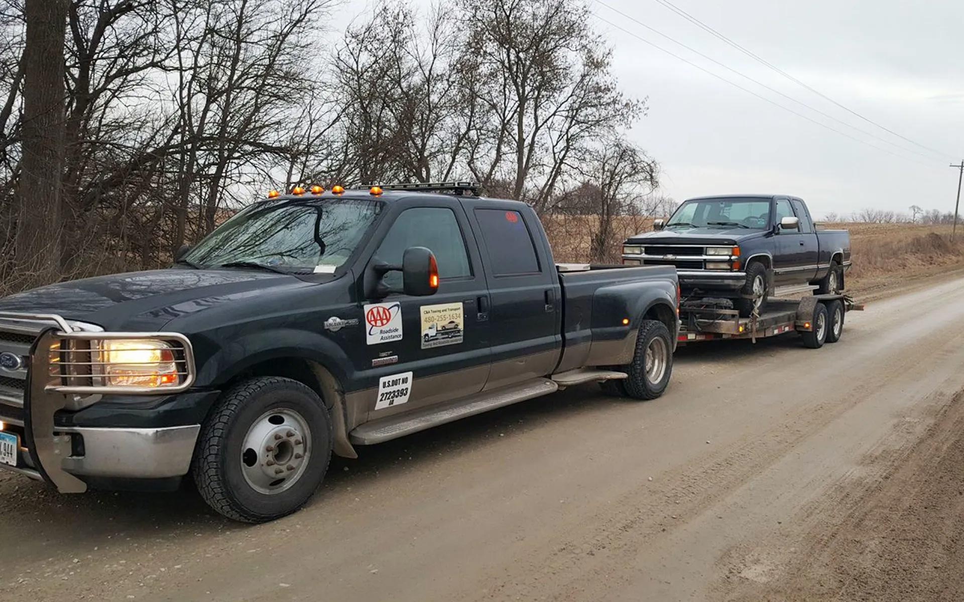 C & A Towing and Transport LLC — Towing in Cedar Rapids, Iowa