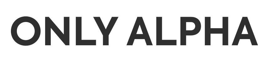 Only alpha logo