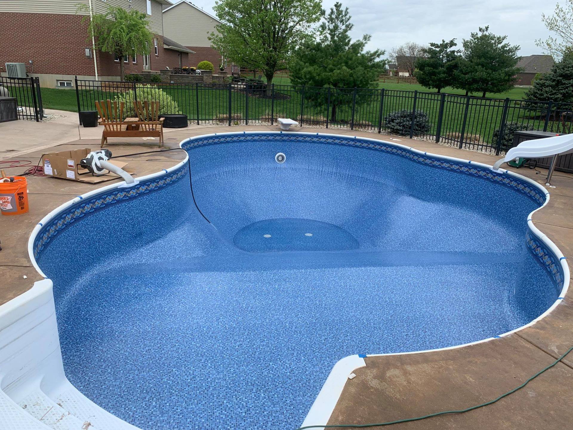New Inground Liner swimming pool vinyl