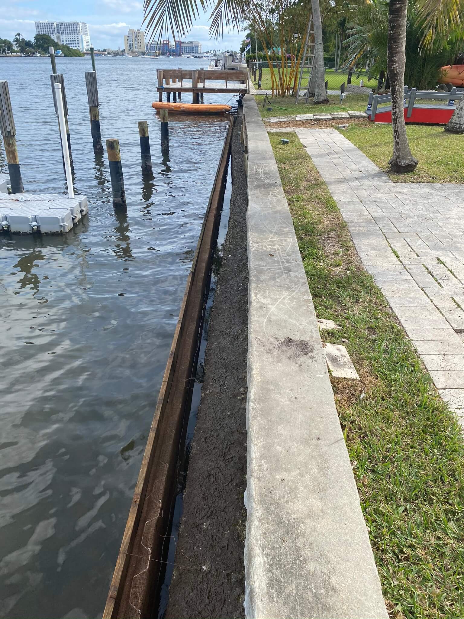 Dock construction