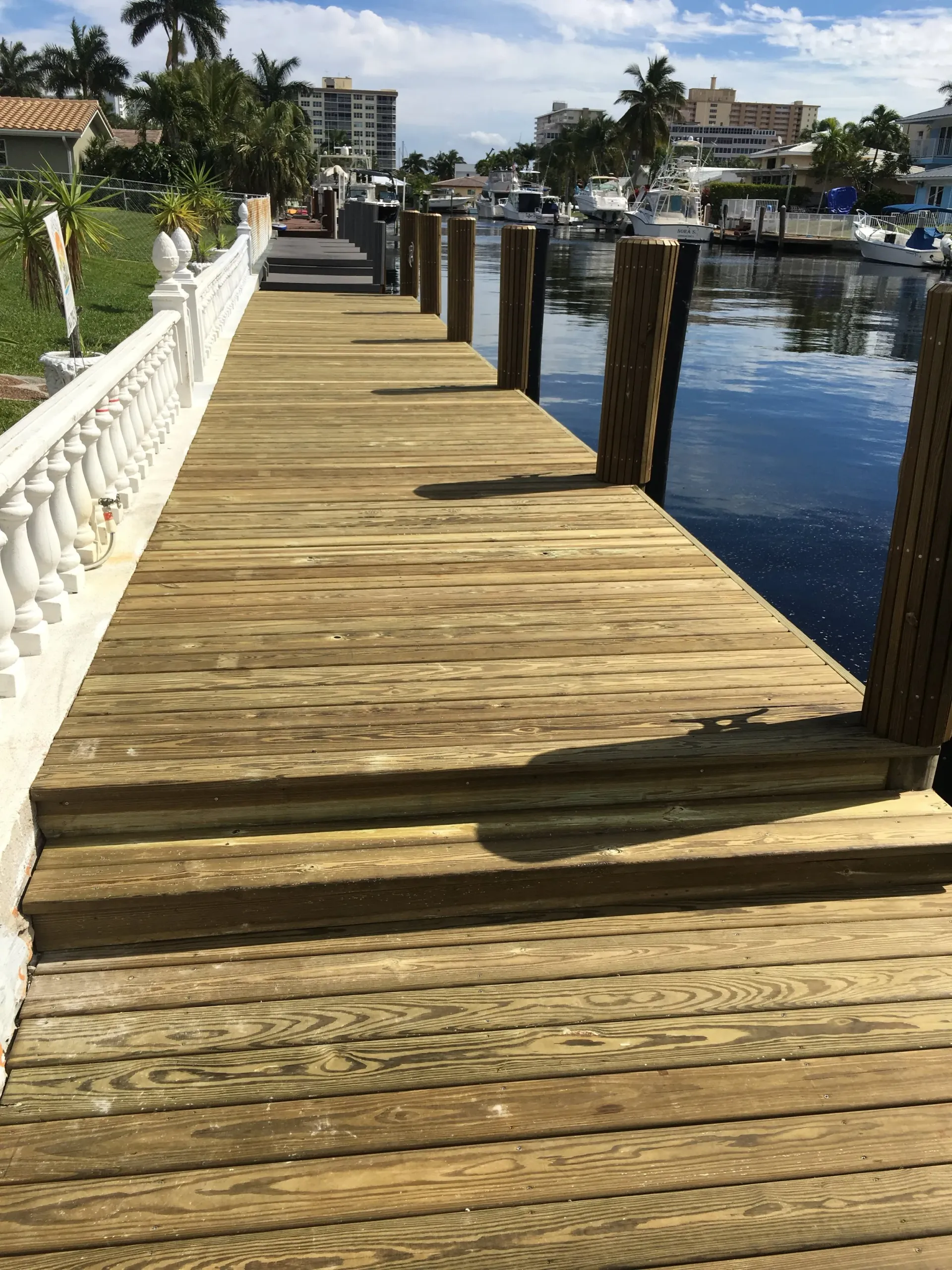 Dock construction