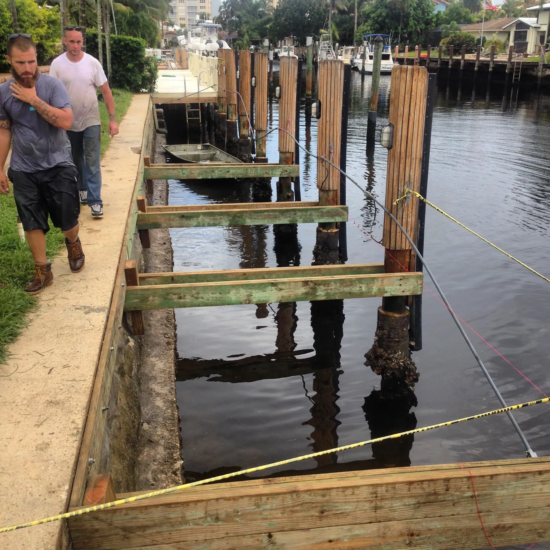 Dock construction