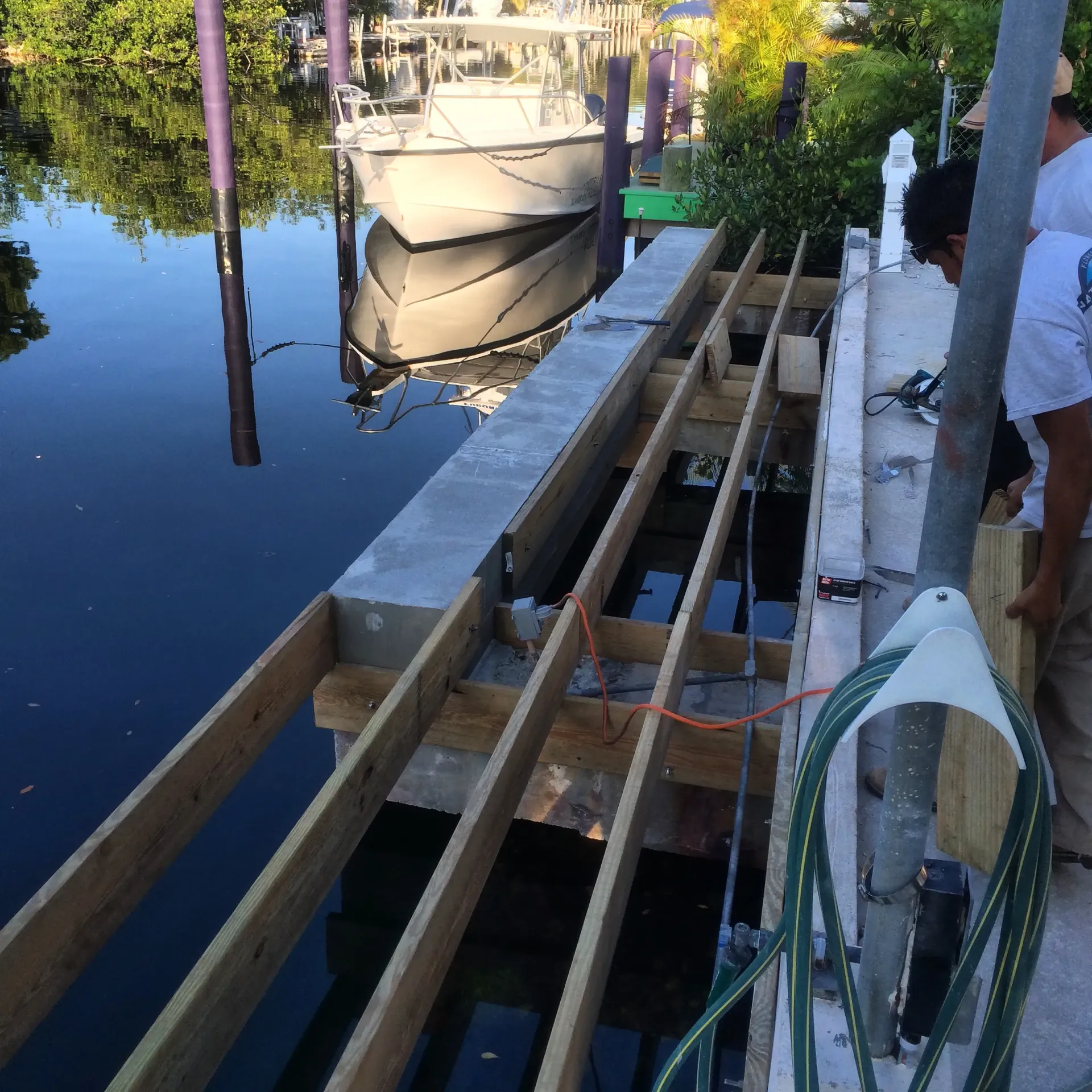 Dock construction