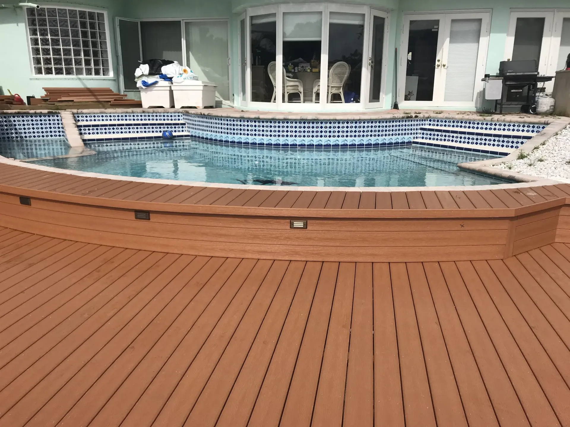 Pool deck