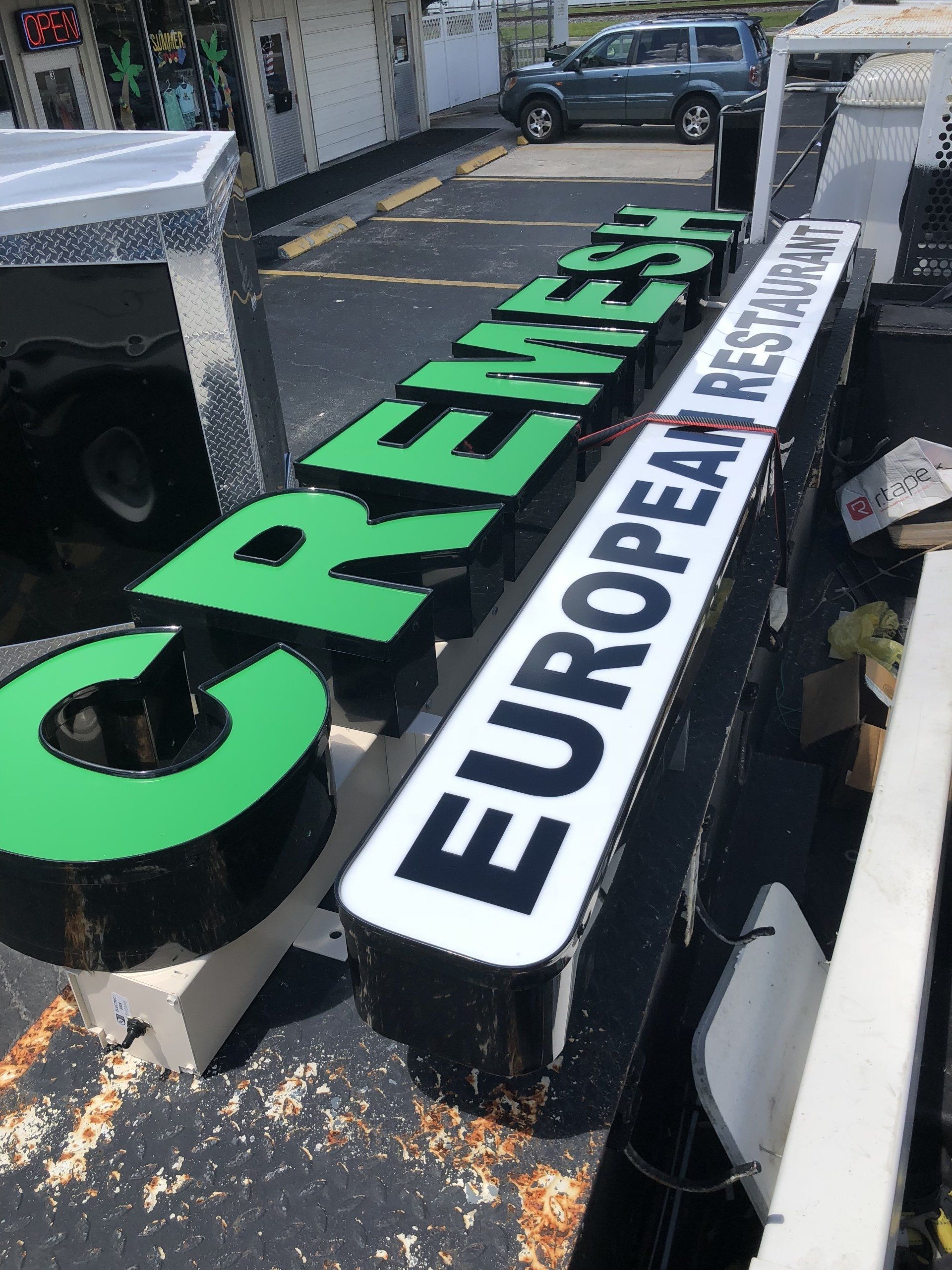 Custom signage