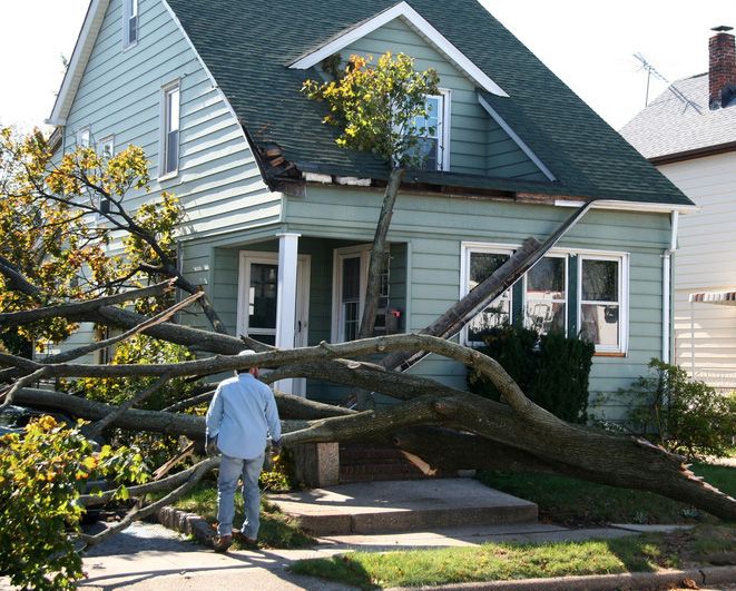 Storm emergency work