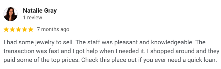 Review of a business by Natalie Gray: