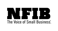 NFIB logo: Bold black letters spelling 