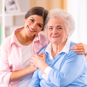 Caregiver and client