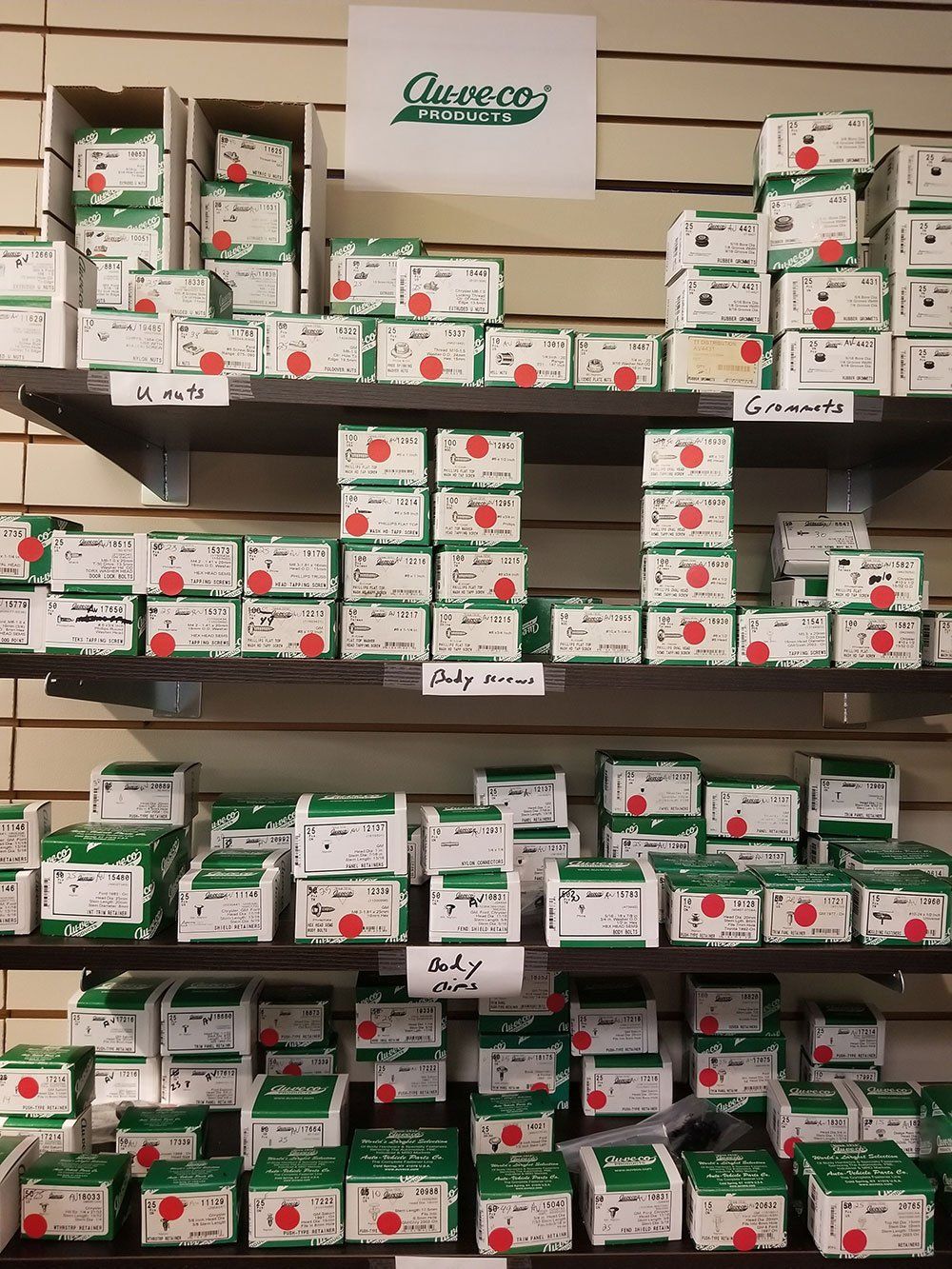 Fastener and maintenance supplies