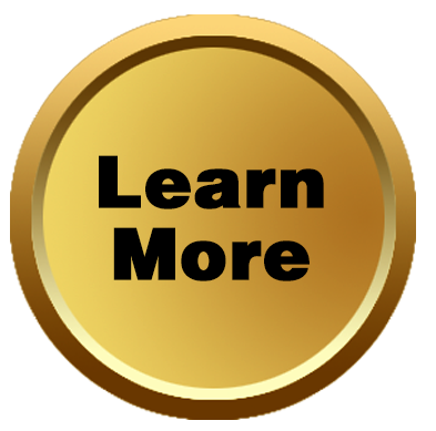 A gold button that says learn more on it