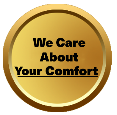We care about your comfort