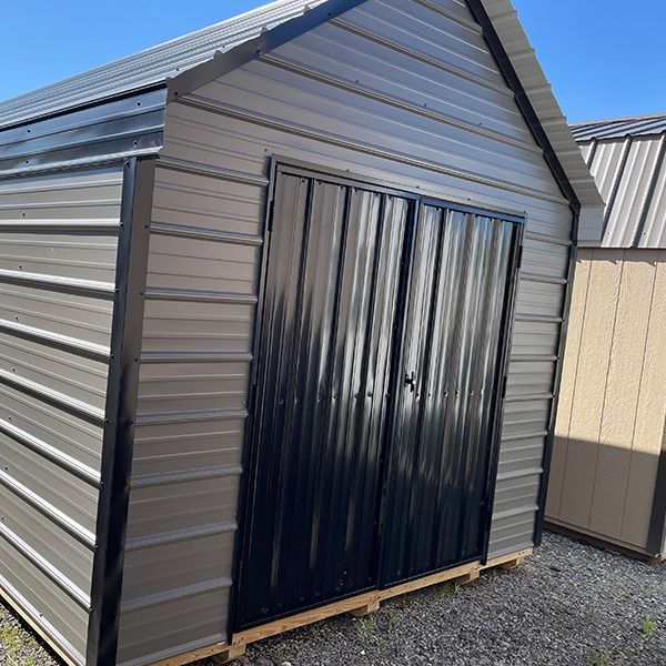 A light gray square with the text 