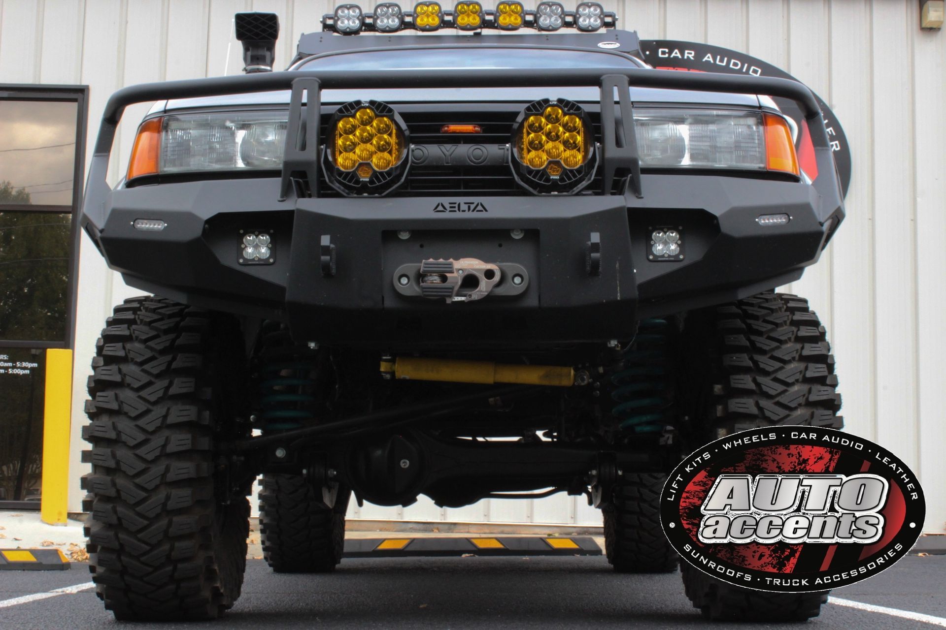 Grill guard and light bars