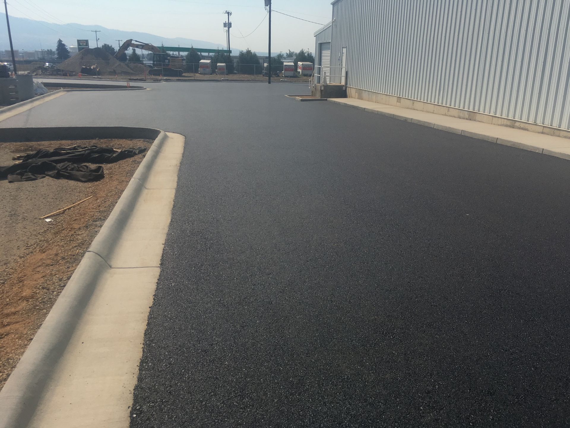 Asphalt coating