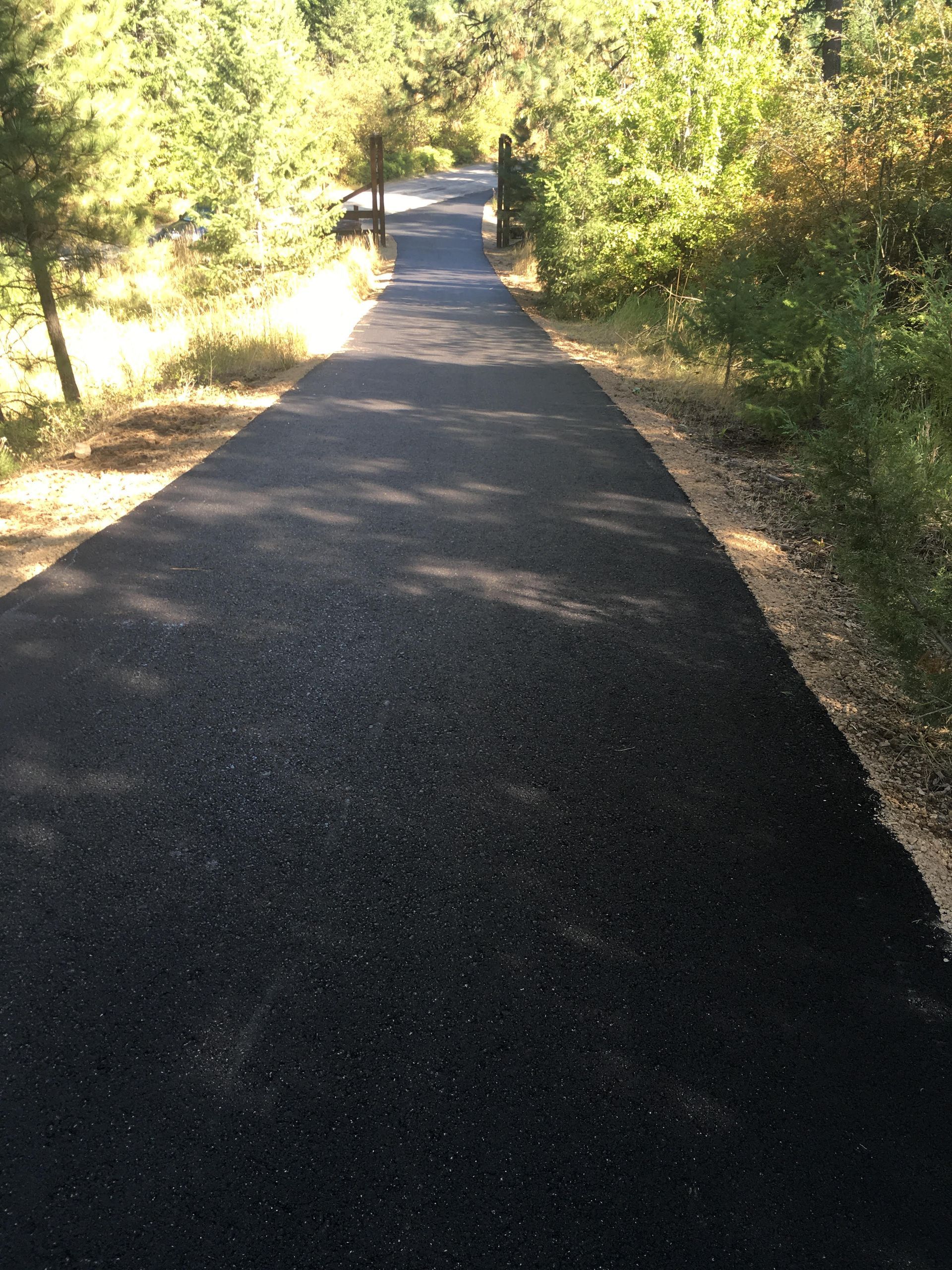 White Raven paved road