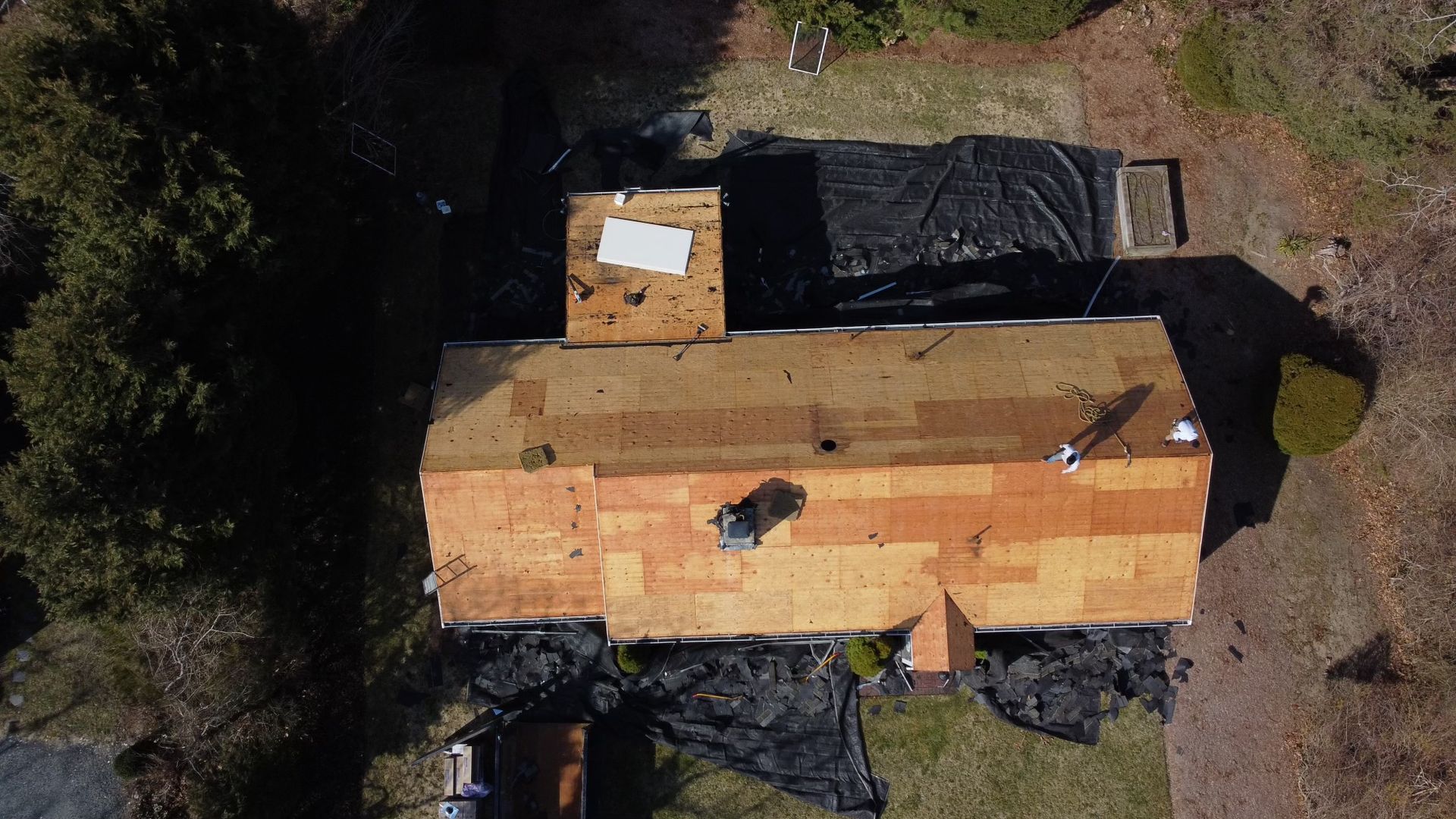 top view residential project